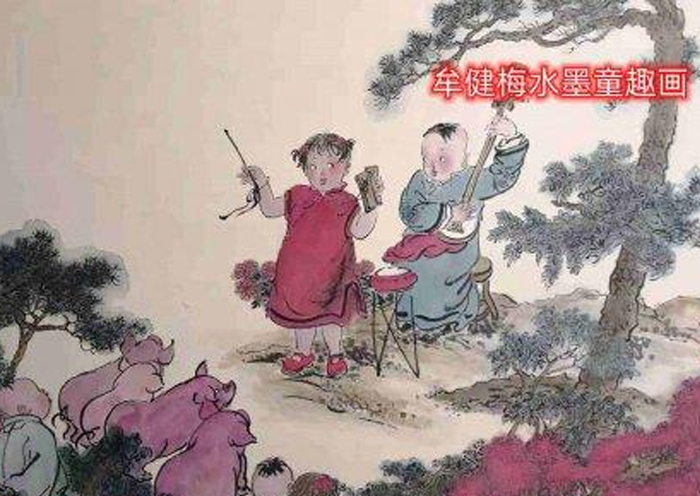 “Childlike Fun” | Artist Mu Jianmei: Reclaiming Childhood Memories Through Ink Wash